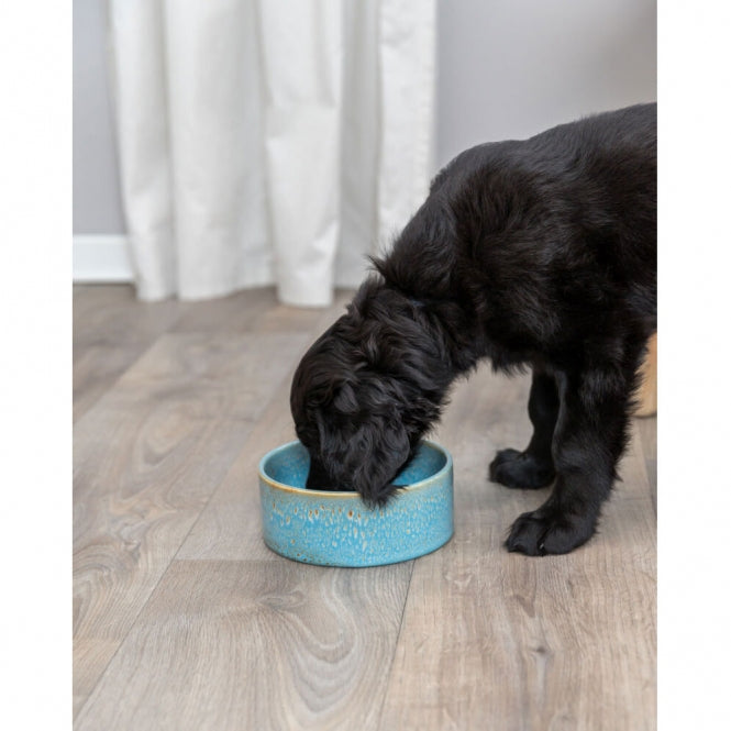 Trixie Keramiknapf mit Musterung - blau