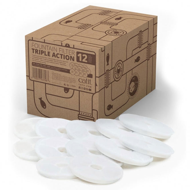 CATIT 2.0 Dreifachwirkender Trinkbrunnenfilter