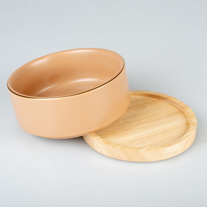 Duvoplus Keramiknapf Stone Timber - Rosa 450ml