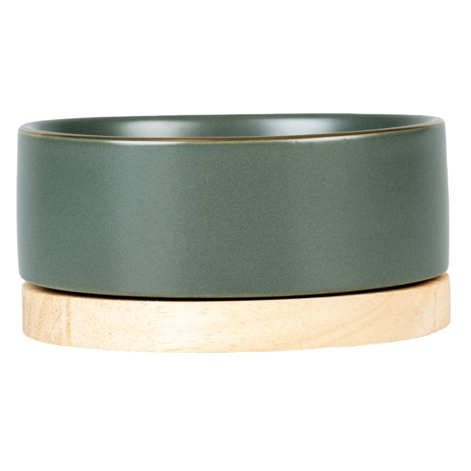 Duvoplus Keramiknapf Stone Timber dunkelgrün - 450ml