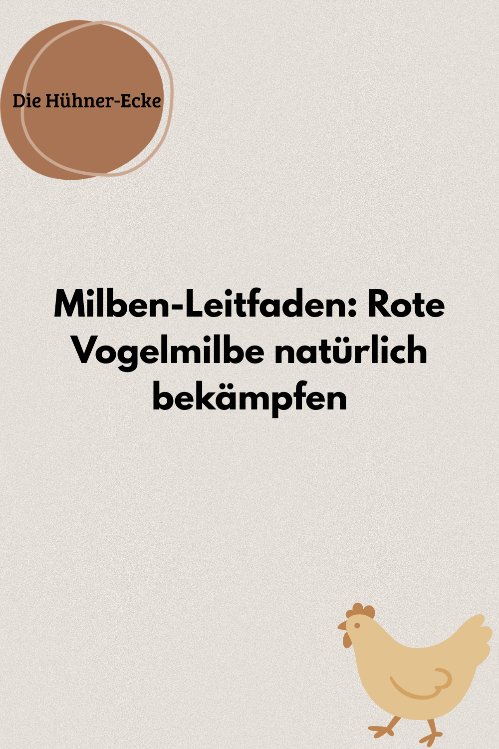 Milben-Leitfaden: Rote Vogelmilbe natürlich bekämpfen (Digitaler Download)