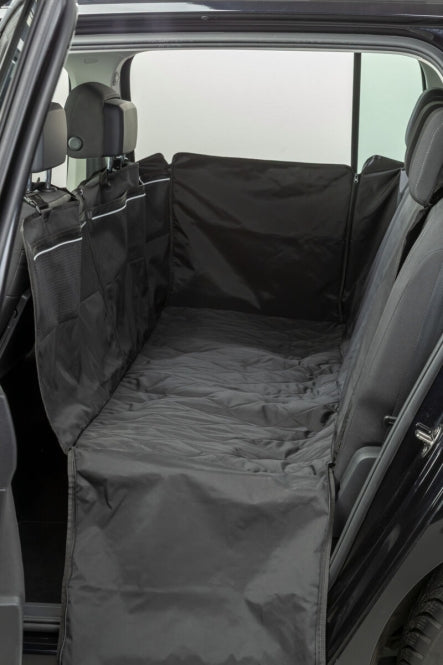 Trixie Auto-Schondecke mit Seitenteilen, teilbar – Schwarz