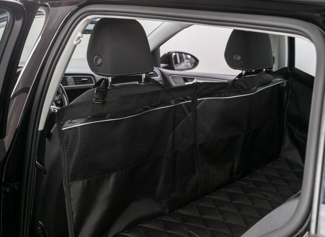 Trixie Auto-Schondecke mit Seitenteilen, teilbar – Schwarz