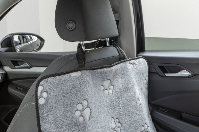Trixie Auto-Schondecke schmal – Grau/Schwarz