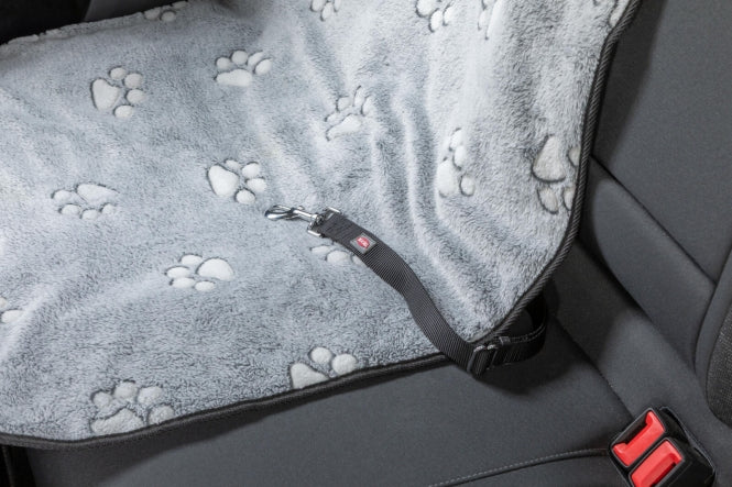 Trixie Auto-Schondecke schmal – Grau/Schwarz